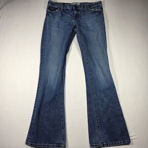 Gap 1969 Original Flare Jeans Womens 10L Blue Medium Wash Low Rise 100% Cotton